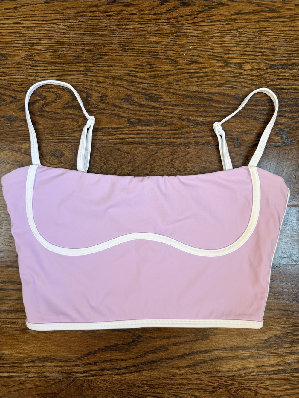 Move With You Violet Cropped Sports Tank Size Medium